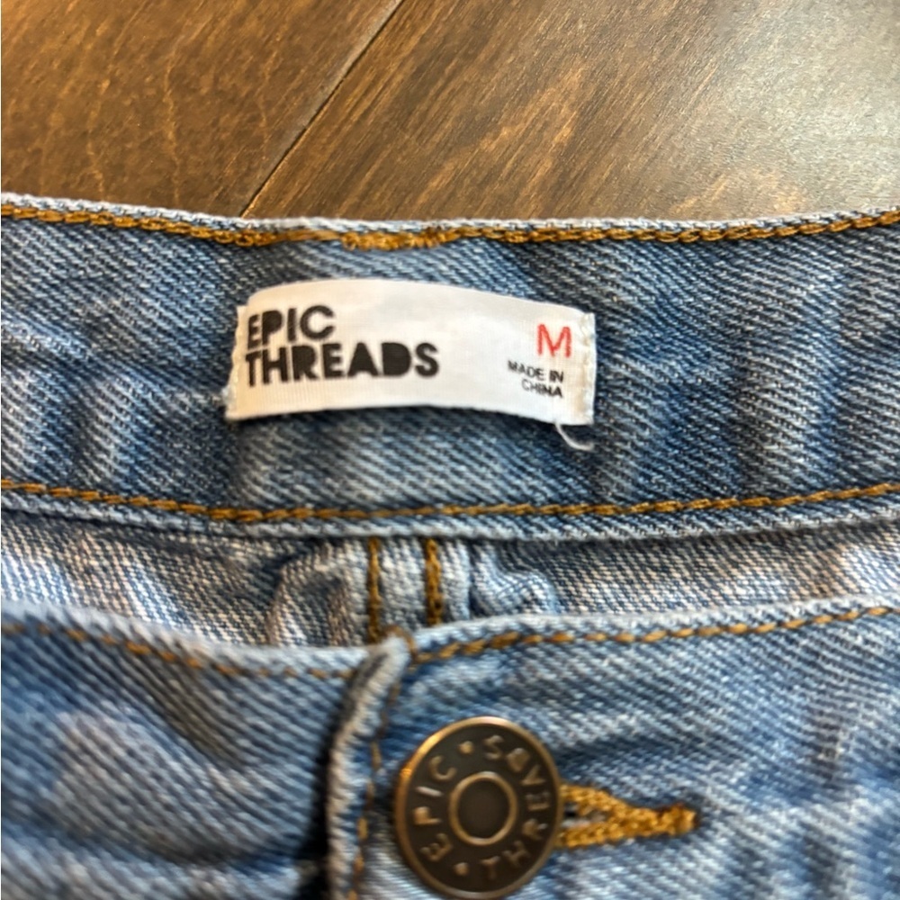 Epic Threads Artistic Blue Jean Shorts - Picture 2 of 6